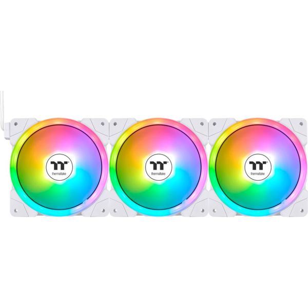 Thermaltake SWAFAN EX12 ARGB White TT Premium Edition 3 Pack (CL-F169-PL12SW-A)