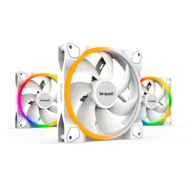 be quiet! Light Wings White 140mm PWM Triple-Pack (BL102)