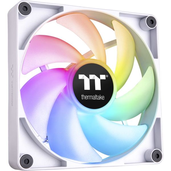 Thermaltake CT140 ARGB Sync PC Cooling Fan White 2 Pack (CL-F154-PL14SW-A)