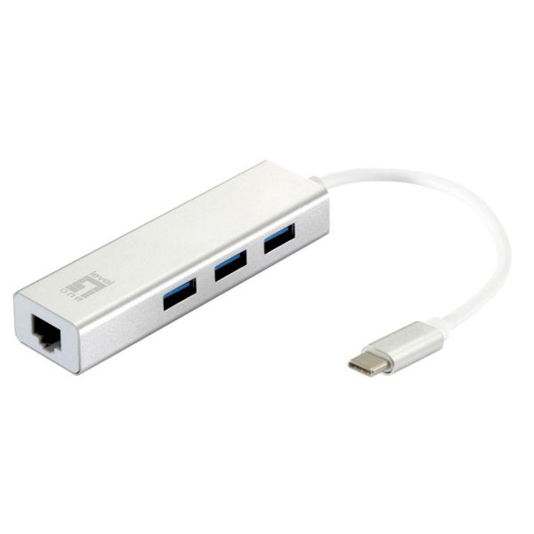 Level One USB-0504 Gigabit USB-C Network Adapter (USB-0504)