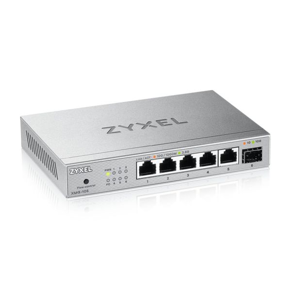 Zyxel XMG-105 5 Ports 10/2,5G MultiGig Switch unmanaged (XMG-105-ZZ0101F01F)