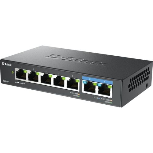 D-Link DMS-107/E Multi-Gigabit Unmanaged Switch (DMS-107/E)