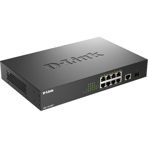 D-Link DGS-1010MP/E 10Port Layer2 PoE+ GigabitSwitch (DGS-1010MP/E)