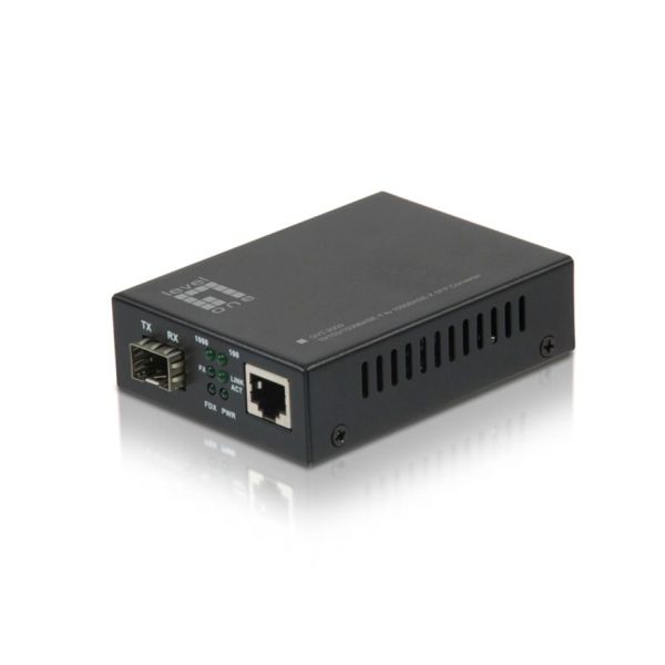 Level One GVT-2000 RJ45 SFP Gb Media Converter (GVT-2000)