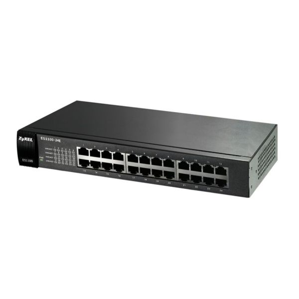Zyxel ES-1100-24E 24-Port Switch Unmanaged (ES1100-24E-EU01F)
