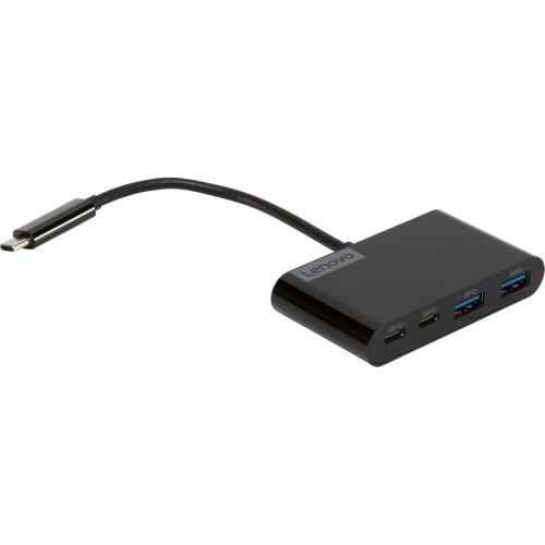 Lenovo Select USB Type-C 4-Port USB-Hub black (GX91L84354)