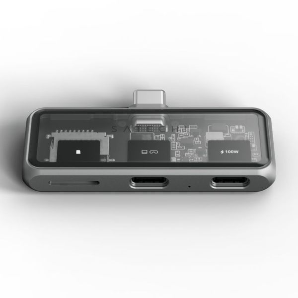 Satechi USB-C PD Mobile XR Hub & MicroSD Card Reader space grey (ST-HXRSDM)