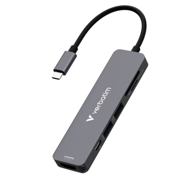 Verbatim USB-C Essentials Multi- Port Hub 6 Port/card read. 32156 (32156)