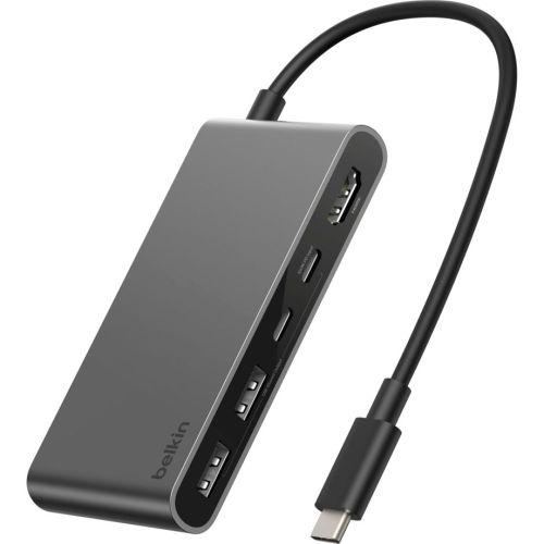 Belkin CONNECT USB-C 5-in-1 mit Dual USB-C Ports,si. AVC022hqSGY (AVC022HQSGY)