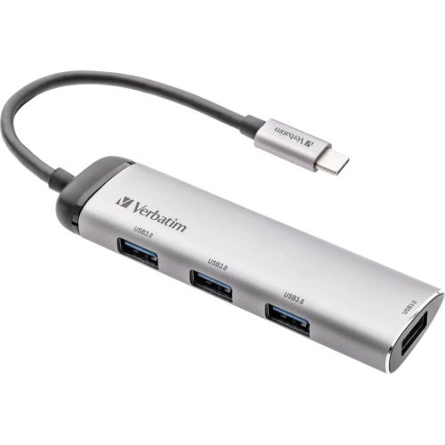 Verbatim USB-C Multiport Hub Four Port USB 3.2 Gen 1 (49147)