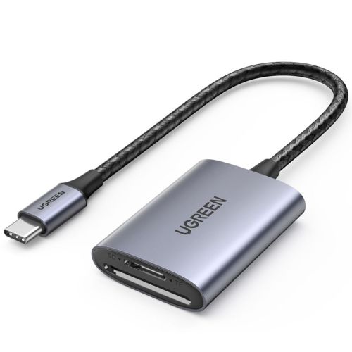 UGREEN USB-C to SD/TF Memory Card Reader Alu Case (80888)
