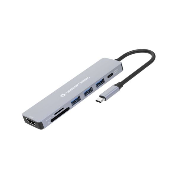 Conceptronic DONN19G 7-in-1 Docking Station (DONN19G)