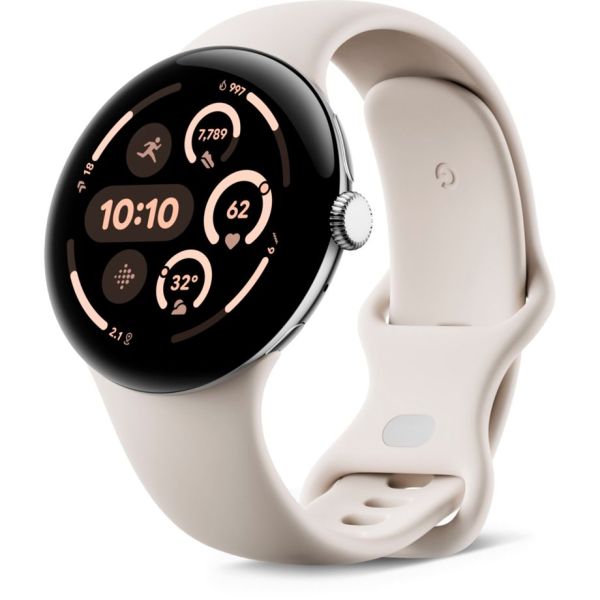 Google Pixel Watch 3 (45mm) WiFi porcelain (GA05736-DE)
