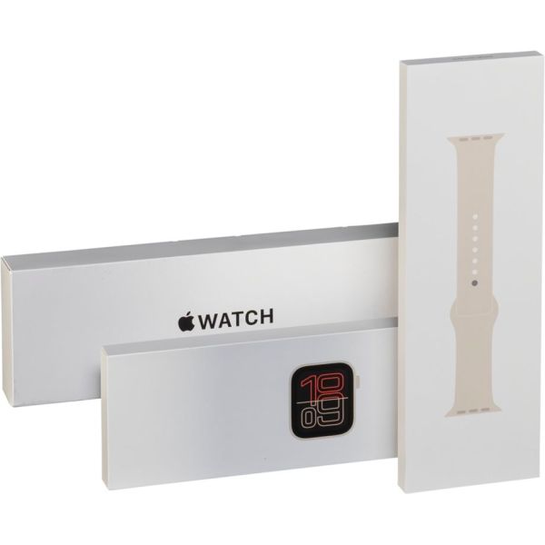 Apple Watch SE 3 40mm GPS M/L Sport starlight/starlight M/L (MEH54ZR/A)