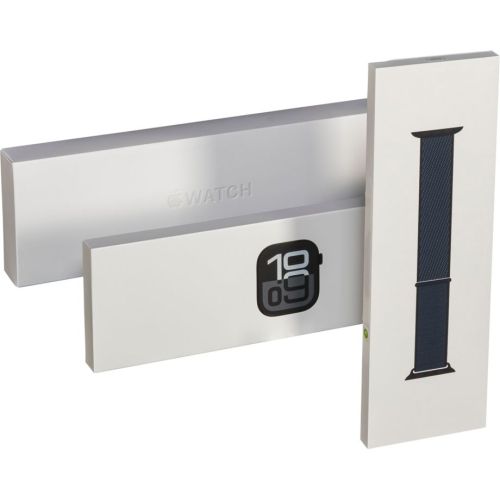 Apple Watch 10 42mm GPS+4G Alu Sport Loop Jet Black/Ink (MWX83QF/A)