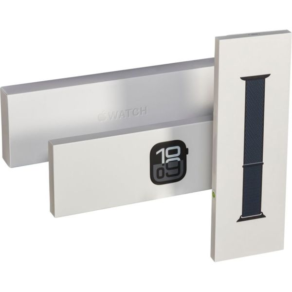 Apple Watch 10 42mm GPS+4G Alu Sport Loop Jet Black/Ink (MWX83QF/A)