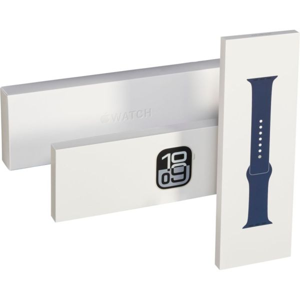 Apple Watch 10 46mm GPS+4G Alu Sport M/L Silver/Denim (MWY13QF/A)