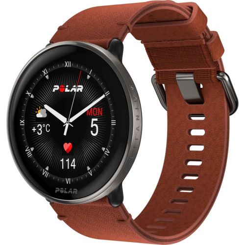 Polar Ignite 3 Titanium Leather- and Silicone Band (900110028)