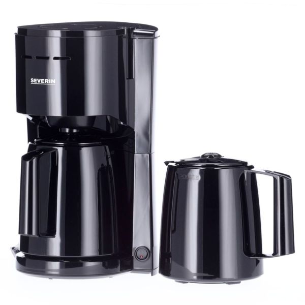 Severin KA 9307 black Filter Coffee Maker with 2 Pots (KA 9307)