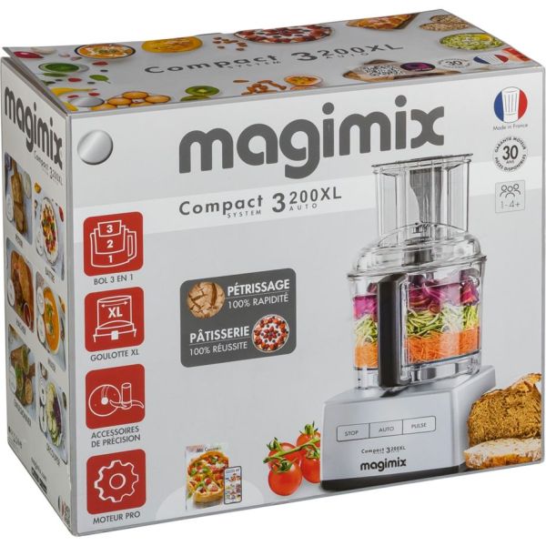 Magimix Compact C.S. 3200 XL Chrome matt (18371 EA)