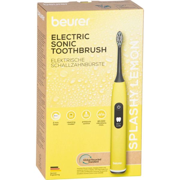 Beurer SC 50 splashy lemon SchallzahnbÃ¼rste Green Planet (10517)
