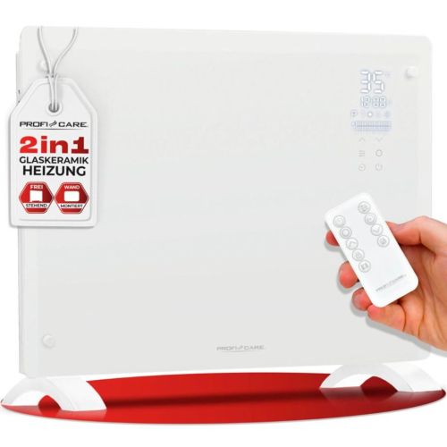 Proficare PC-GKH 3118 white Glass Konvector Heater (331180)