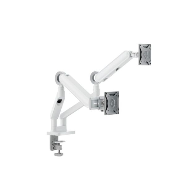 Alogic Glide Flexible Dual Arm Monitor Mount 17-35 White (C32GMA2)