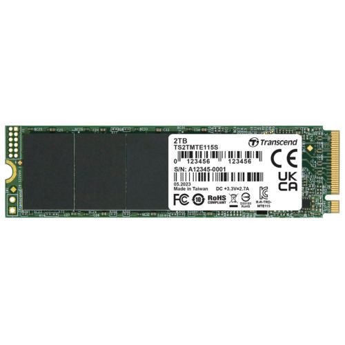 Transcend SSD MTE115S        2TB NVMe PCIe Gen3 x4 (TS2TMTE115S)