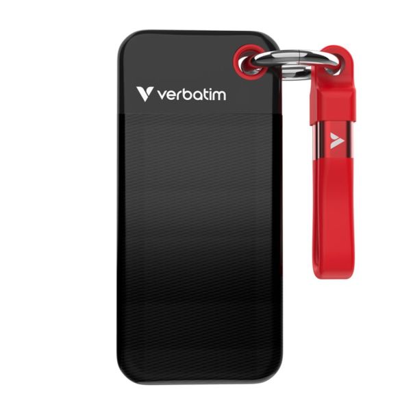 Verbatim Pocket SSD USB 3.2  2TB Black/Red                  32196 (32196)