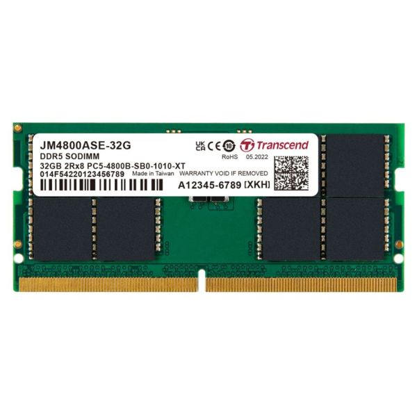 Transcend JetRAM DDR5 4800 32GB SO-DIMM (JM4800ASE-32G)