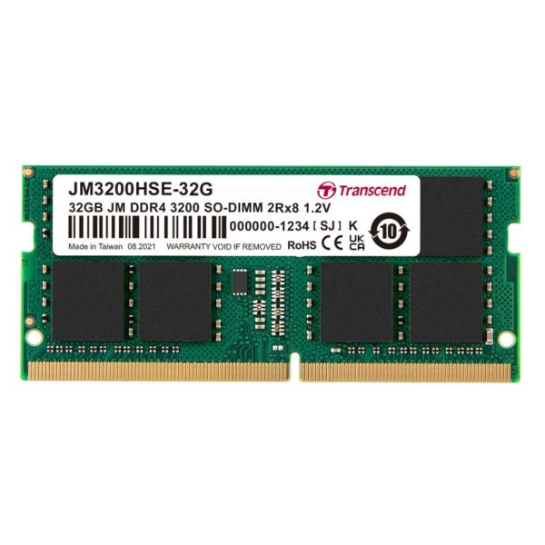 Transcend JetRAM DDR4 3200 32GB SO-DIMM (JM3200HSE-32G)