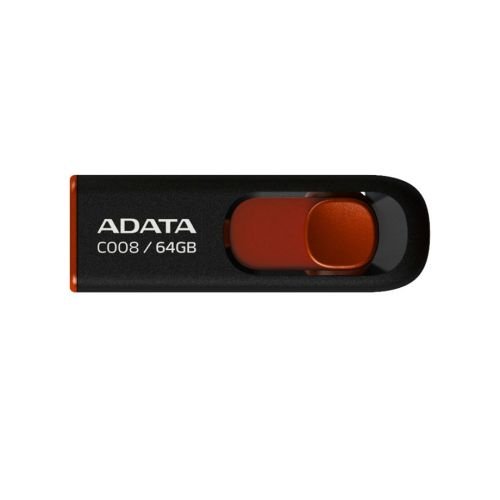 ADATA USB 2.0 C008 black    64GB AC008-64G-RKD (AC008-64G-RKD)