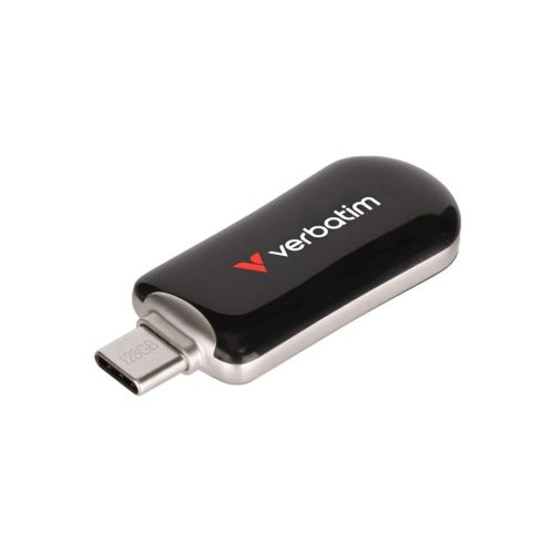 Verbatim Plectra Black     128GB USB-C Flash Drive          30225 (30225)