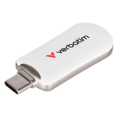 Verbatim Plectra White     256GB USB-C Flash Drive          30230 (30230)