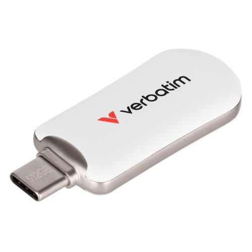 Verbatim Plectra White     512GB USB-C Flash Drive          30231 (30231)