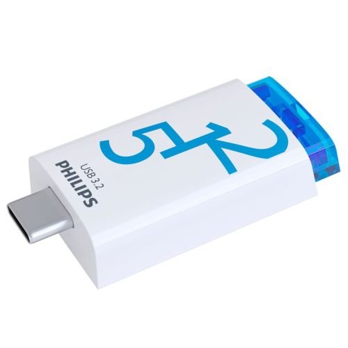 Philips USB 3.2            512GB Click Series Gen 1 USB-C (FM51FD175B/00)
