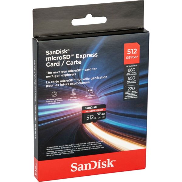SanDisk microSD EXPRESS    512GB Switch 2 ready (SDSQXFN-512G-GN4NN)