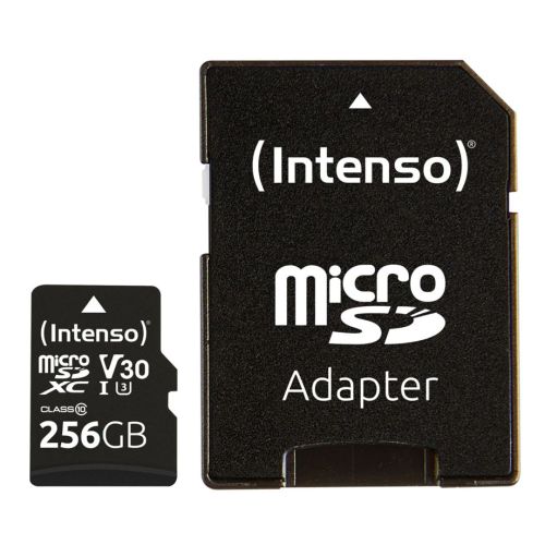 Intenso microSDXC          256GB C10 UHS-I Professional + Adapter (3433492)