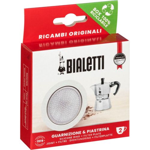 Bialetti Ricambi Induc. 1 Ersatz dichtung + 1 Filter 2 Tassen (0800038)