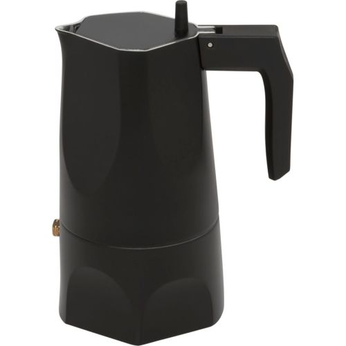 Alessi Espresso Coffee Maker Moka MT18/3 B black (MT18/3 B)
