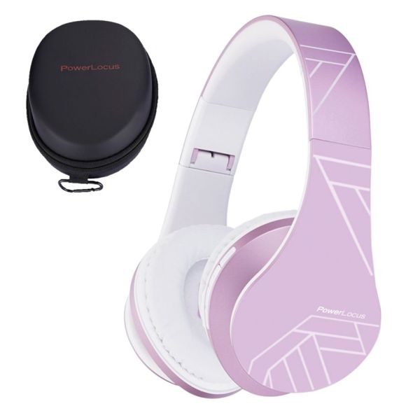 PowerLocus P2 Kids Headphones purple/white (pwl-p2kids-metal)