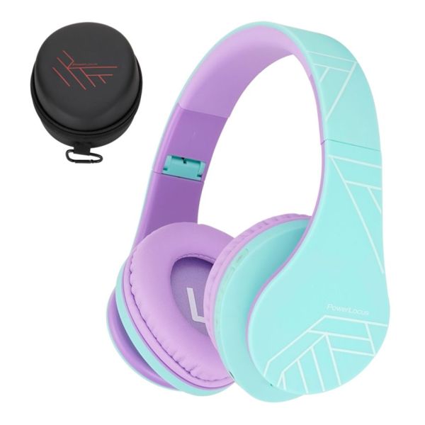PowerLocus P2 Kids Headphones turquoise/purple (pwl-p2kids-tealp)
