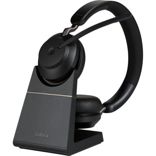 Jabra Evolve2 65 MS Stereo USB-A Headset black BT w.charging sta. (26599-999-989)