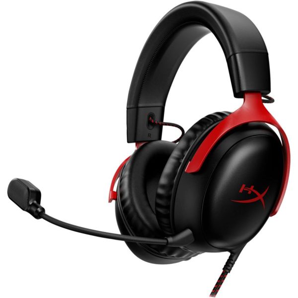 HyperX Cloud III, black/red Gaming Headset (727A9AA)