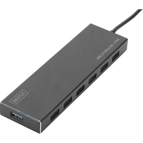 DIGITUS USB 3.0 Hub 7-port Inkl. 5V/3,5A power adap. (DA-70241-1)