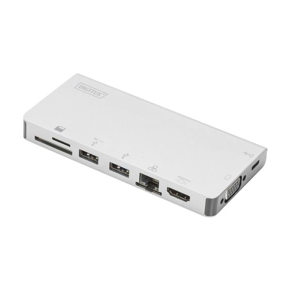 DIGITUS USB Type-C Multiport Travel Dock 8 Port (DA-70866)