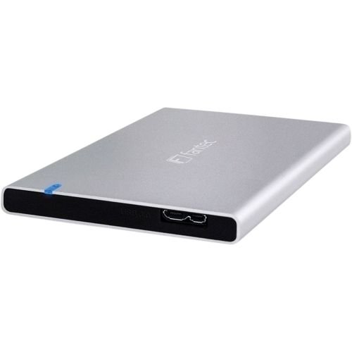 FANTEC ALU7MMU3 silver Aluminium 2,5  SATA, USB 3.0, 7mm (1784)