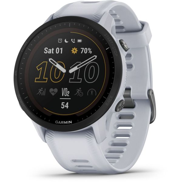 Garmin Forerunner 955 Solar Whitestone/black (010-02638-21)