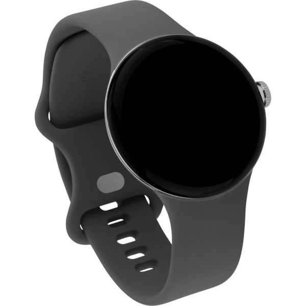 Google Pixel Watch WiFi polished silver/charcoal (GA03305-DE)