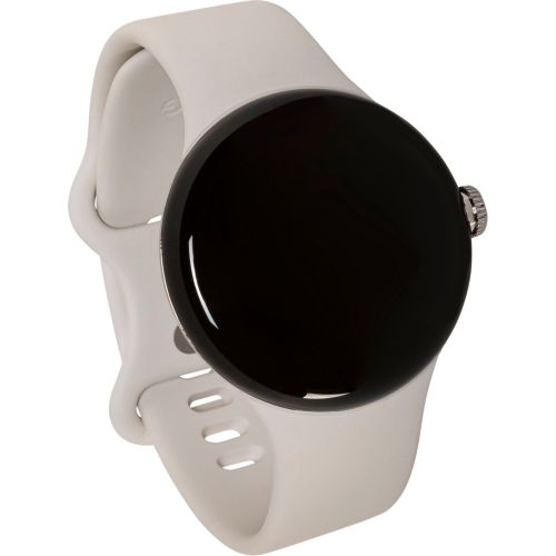 Google Pixel Watch WiFi polished silver/chalk (GA03182-DE)